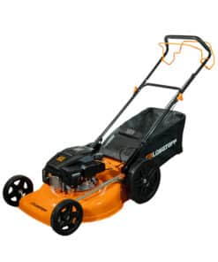 Cortadora de Pasto Césped a Nafta Explosión Autopropulsada Con Bolsa 6.5hp 170Cc Lusqtoff Naranja/Negro LQ520B