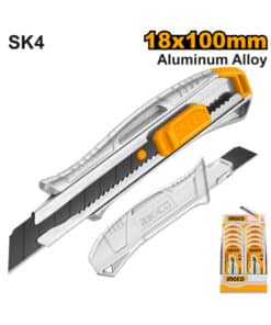 Cutter Trincheta Cuerpo de Aluminio 18mm Ingco HKNS11807