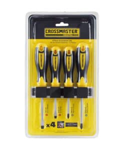 Juego Set Kit Destornilladores x 4pzs Crossmaster 9940992
