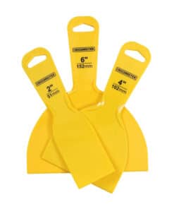 Juego Set Kit Espátulas Plásticas x 3 piezas 51mm 102mm 152mm 2" 4" 6" Crossmaster 9932480