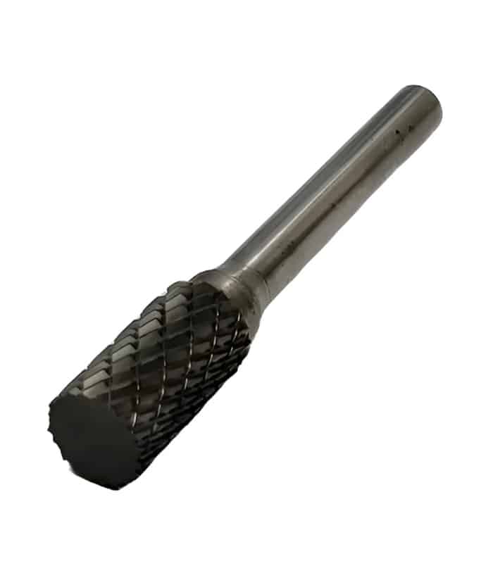 Lima Fresa Rotativa Cilíndrica Corte Frontal Punta Plana A 10mm Tians 983304
