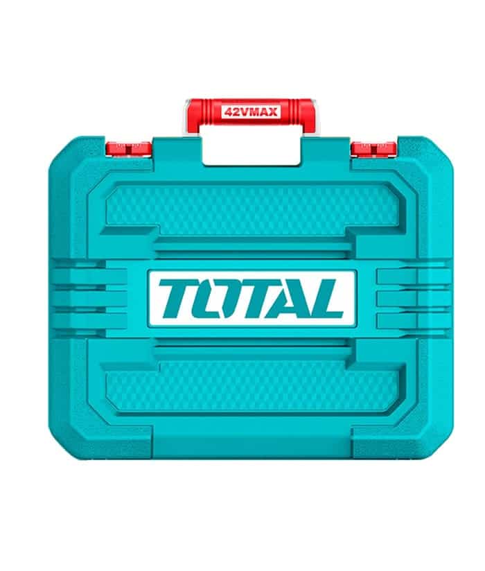 Llave de Impacto a Batería Inalámbrico 42V Motor Brushless Encastre 1/2" 600Nm + 2 Baterías 2.0Ah Amper + Cargador + Accesorios + Maletín Total TIWLI42602-4 - Imagen 5