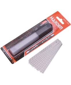 Hoja Repuesto Cutter 9 x 80mm Acero SK5 10pzs Harden 570341