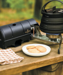 Alternative view of Anafe Cocina Portátil Plegable a Gas Flamante 1 Hornalla Para Camping Color Negro Driven DC-10040/N