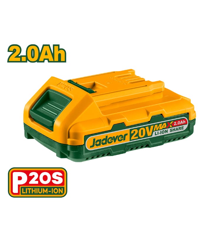 Batería de Litio 20V 2.0Ah Amper Jadever Amarillo/Verde JDLBP520