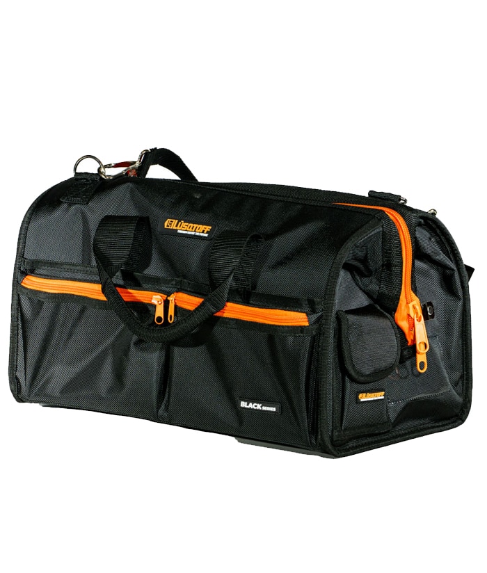 Bolso de Trabajo Reforzado 14" Hasta 15kg Black Series Lusqtoff Naranja/Negro BRL14-9