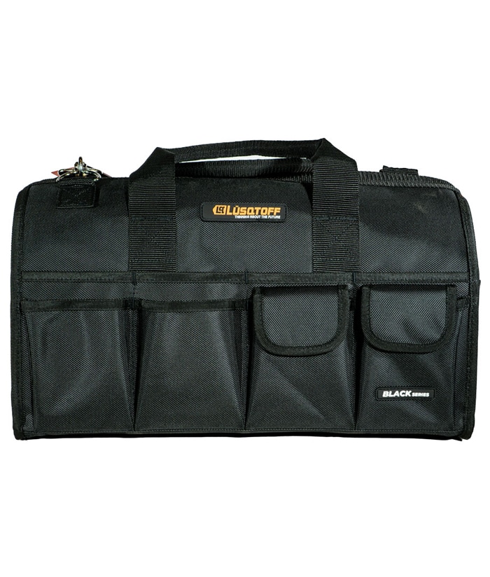 Bolso de Trabajo Reforzado 14" Hasta 15kg Black Series Lusqtoff Naranja/Negro BRL14-9 - Imagen 3