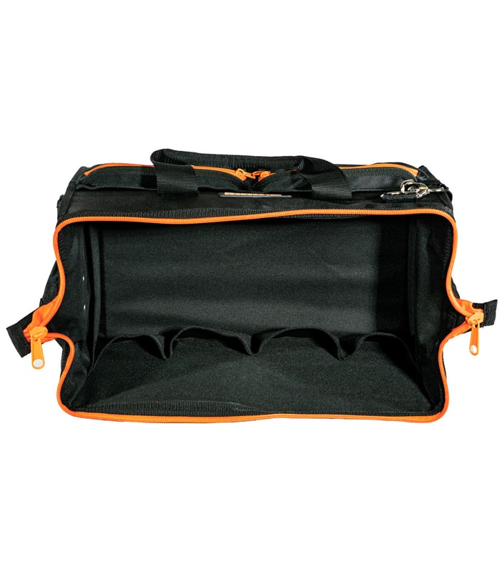 Bolso de Trabajo Reforzado 14" Hasta 15kg Black Series Lusqtoff Naranja/Negro BRL14-9 - Imagen 4