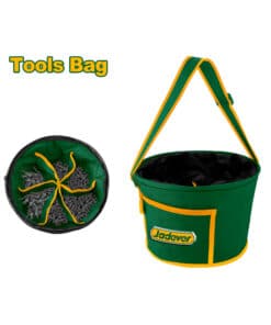 Bolso Divisora de Tornillos 6 Divisores Jadever Amarillo/Verde JDTG8101