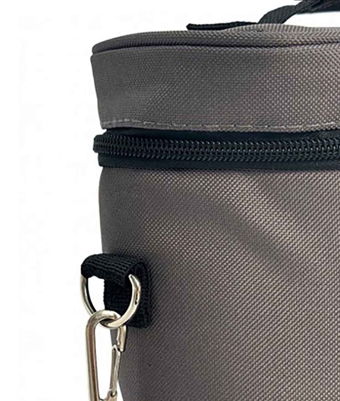 Bolso Matero Térmico Doble Termo Color Gris Driven TD-T-0110/G - Imagen 4