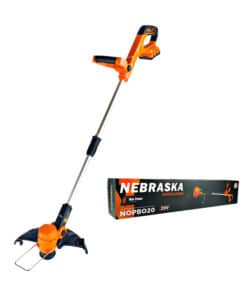 Bordeadora a Batería Inalámbrica Extensible 20V 300mm + 1 Batería 2.0Ah Amper + Cargador One Power Nebraska Naranja/Negro NOPB020