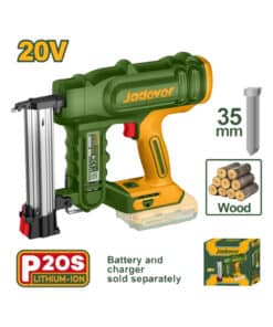 Clavadora a Batería Inalámbrica 15-35mm 20V Jadever Amarillo/Verde JDBJ1305