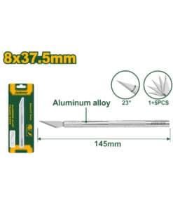Cutter de Precisión Aluminio 8x37.5mm Jadever Amarillo/Verde JDSK1061