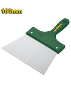 Espátula Ancha 7" 180mm Mango Plástico Jadever Amarillo/Verde JDPT5318