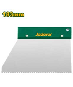 Espátula Ranurada Acanalada 7" 180mm Jadever Amarillo/Verde JDPT4313