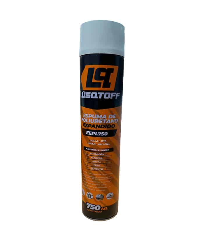 Espuma Expansiva de Poliuretano 750ml en Aerosol Lusqtoff EEPL750
