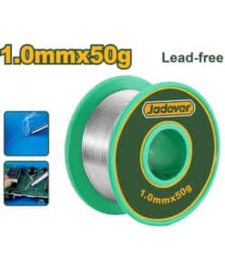 Estaño en Rollo Sin Plomo 0.99mm x 50grs Jadever Amarillo/Verde JDHXS1310