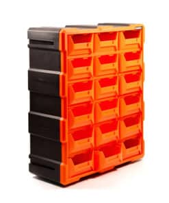Gavetero Organizador de Herramientas 18 Cajones Harden Naranja 520372