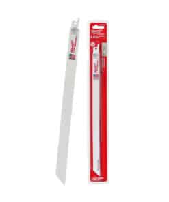 Hoja Sierra Sable Multimaterial 300mm 12" 10/14Tpi Milwaukee Rojo/Negro 48-00-5194