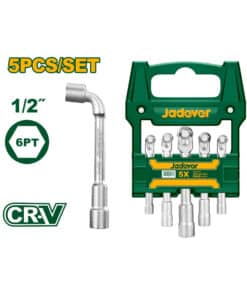 Juego Set Kit Llaves Curvas Con Agujeros x 5pzs Jadever Amarillo/Verde JDTH4205