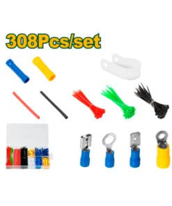 Juego Set Kit Terminales Uniones Termocontraíbles x 108pzs Jadever JDTT1B03