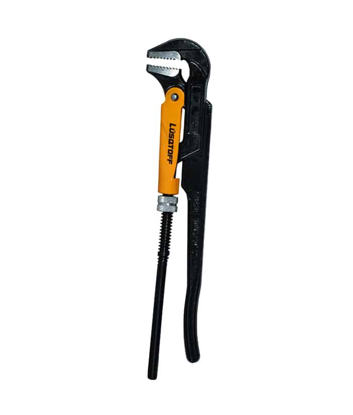 Llave Para Caño 1" 25mm Lusqtoff Naranja/Negro L3400