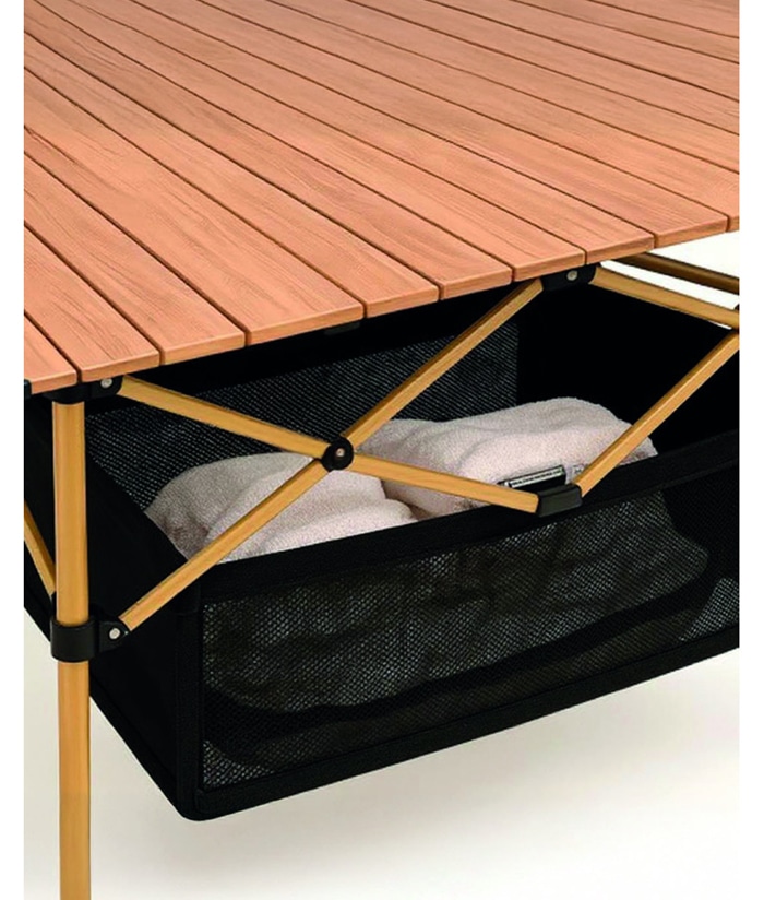 Mesa Plegable Portátil de Aluminio "Mara" Estructura Metálica Para Camping Aire Libre Color Madera Driven AD-0870/M - Imagen 3