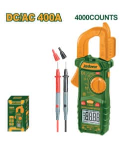 Pinza Amperométrica Digital 400A Amper Jadever Amarillo/Verde JDDM65035