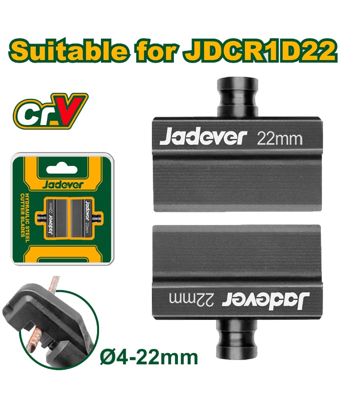 Repuesto Cuchillas Para Cizallas Hidráulicas de Acero 4-22mm Jadever JDCR1K22