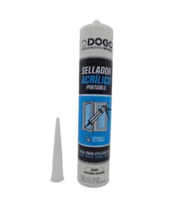 Sellador Acrílico Pintable Color Blanco 310ml Dogo DOG01228