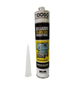 Sellador Adhesivo Poliuretano Industrial Multiuso Color Negro 310ml Dogo DOG01220