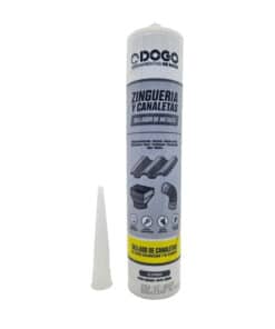 Sellador Zingueria Canaletas Metales Color Aluminio 310ml Dogo DOG01240