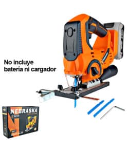 Sierra Caladora a Batería Inalámbrica 20V 63mm One Power Nebraska Naranja/Negro NOPCAL20B