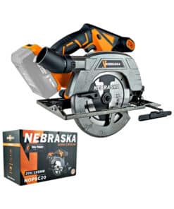 Sierra Circular a Batería 185mm 20V Motor Brushless One Power Nebraska Naranja/Negro NOPSC20B