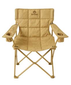 Silla Sillón Plegable Con Porta Vaso Para Camping Aire Libre Color Beige Driven AD-0130/B