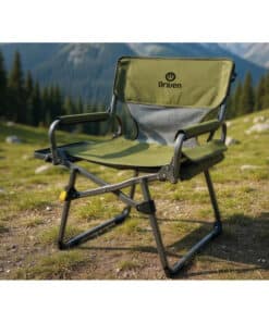 Alternative view of Silla Sillón Plegable Maca Con Bandeja Para Camping Aire Libre Nela Color Verde Driven AD-0175/G