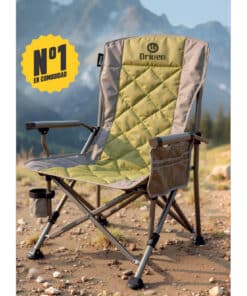 Alternative view of Silla Sillón Plegable Con Porta Vaso y Bolsillo Para Camping Aire Libre Nela Color Verde Driven AD-0180/VG