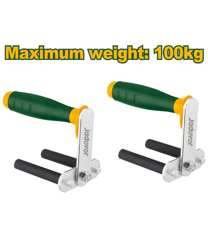 Juego Set Kit Soportes Agarre Para Placas Panales de Yeso x 2pzs Jadever Amarillo/Verde JDTN2002