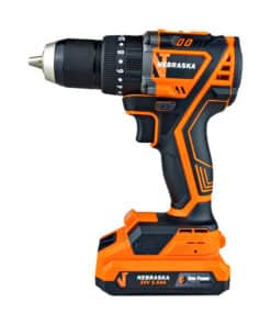 Alternative view of Taladro Percutor a Batería Inalámbrico 13mm 20V 90Nm Motor Brushless One Power + Batería 2.0Ah Amper + Cargador + Maletín Nebraska Naranja/Negro NOPT20B090
