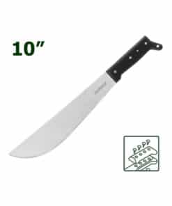 Machete Estándar 10" 254mm Cabo Remachado Hoja 1.9mm Jadever Amarillo/Verde JDNU0110