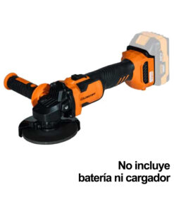 Amoladora Angular a Batería Inalámbrica 115mm 18V Motor Brushless Lusqtoff Naranja/Negro AML115-8B
