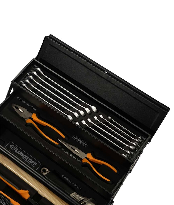 Caja con Herramientas Metálica x 125pzs Racing Lusqtoff LQCP125 - Imagen 4