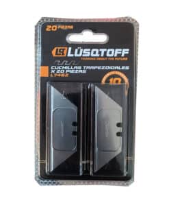 Hoja Repuesto Cutter Trapezoidal x 20pzs Lusqtoff L7462