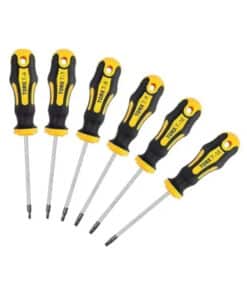 Juego Set Kit Destornilladores Tamper Torx Imantados x 6pzs Guiller MD-477