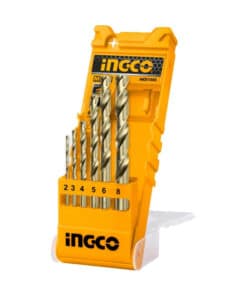 Juego Set Kit Mechas Para Metal Milimétricas x 6pzs Ingco Amarillo AKD1055