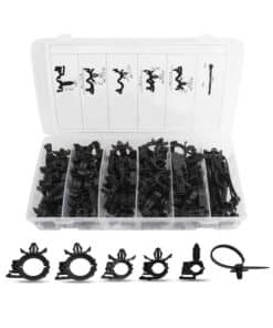 Juego Set Kit Organizador Cables Conductos Manguera x 56pzs Ruhlmann RU14008