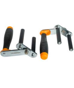 Juego Set Kit Soportes Agarre Para Placas de Yeso x 2pzs Lusqtoff Naranja/Negro L7122