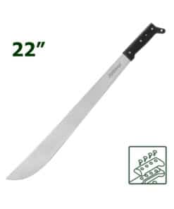 Machete Estándar 22" 559mm Cabo Remachado Hoja 1.9mm Jadever Amarillo/Verde JDNU0122