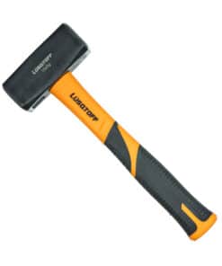 Martillo Maza de Acero 1500gr Mango Fibra de Vidrio Lusqtoff Naranja/Negro L7534