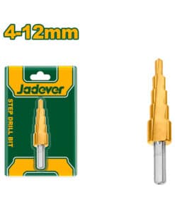 Mecha Cónica Escalonada 4 a 12mm Jadever Amarillo/Verde JDJD1401